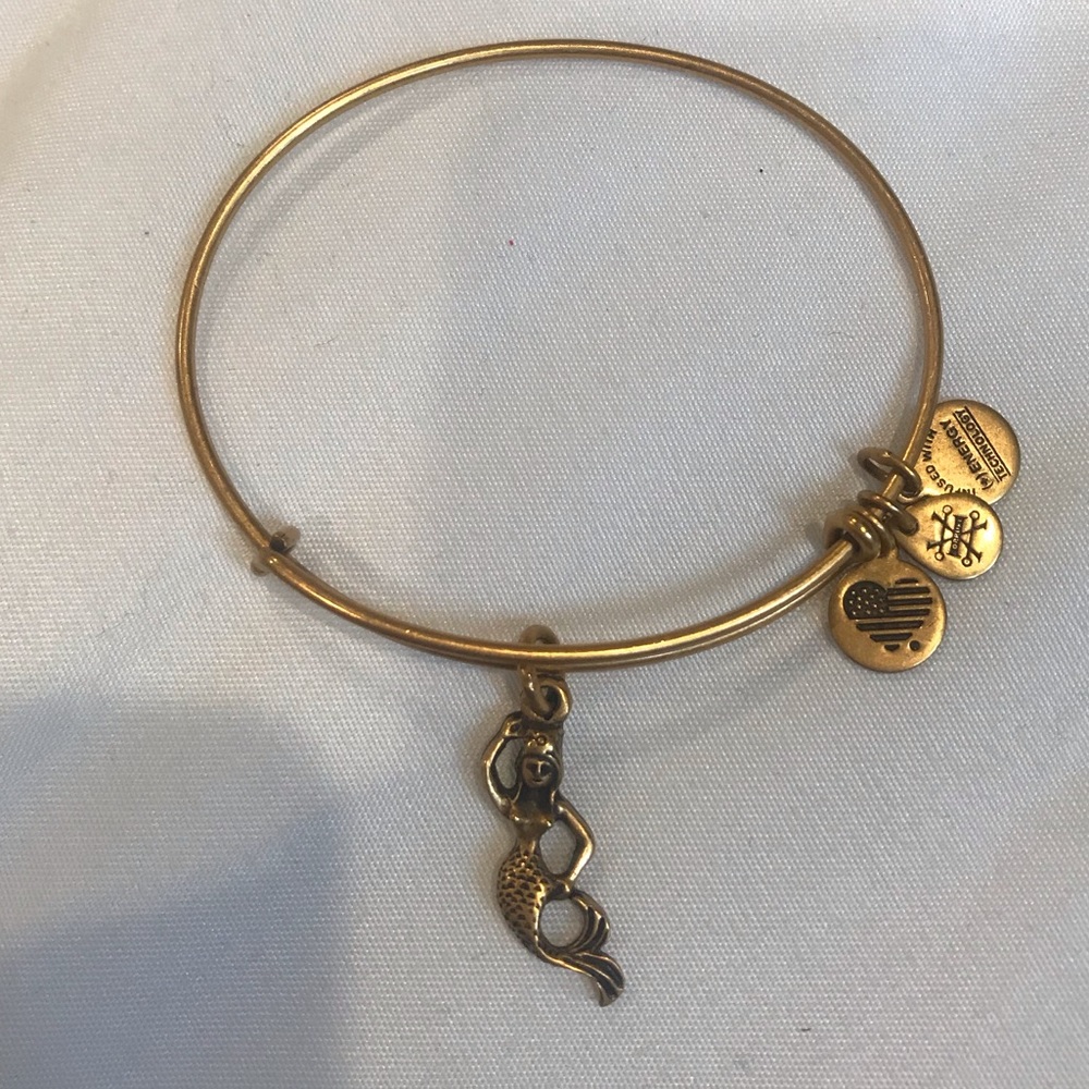 Alex and Ani Gold Mermaid Bracelet